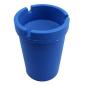Preview: Aschenbecher Blau aus robustem Kunststoff