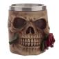 Preview: Skull and Roses Krug rote Rose - Nur Dekoration