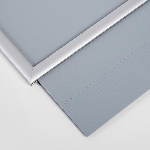 Preview: Info-Topper DIN A3 und DIN A4 – Doppelseitiger Einschubrahmen, 20 mm Profil, Silber eloxiert