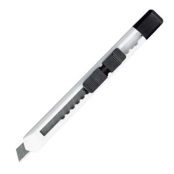 3 Kartonmesser Cuttermesser (je 1x Rot Weiß Orange)