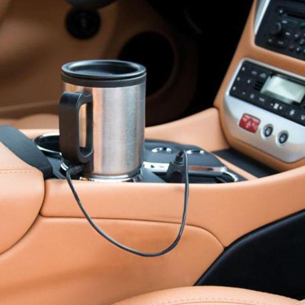 Warmhaltebecher mit 12 Volt Stecker Getränkebächer Thermobecher KFZ Wohnmobil