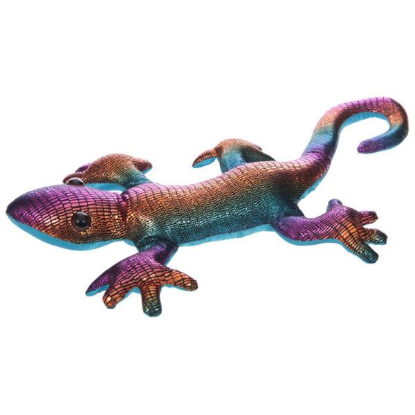 Sandgefüllter Gecko Regenbogen dunkel, Groß