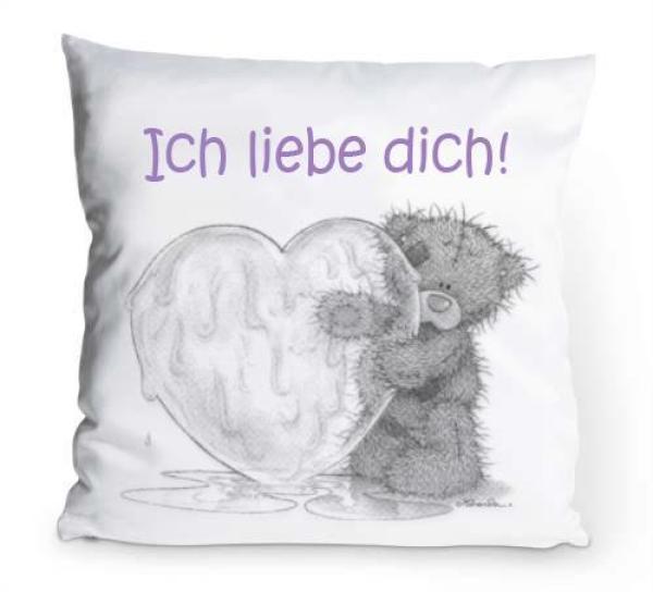 Kissen Teddybär Ich Liebe dich