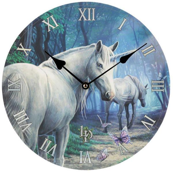 Bilderuhr Lisa Parker Heimreise Einhorn