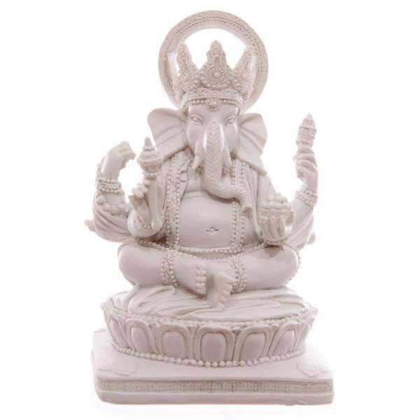 Weißer Ganesha 13,5 cm